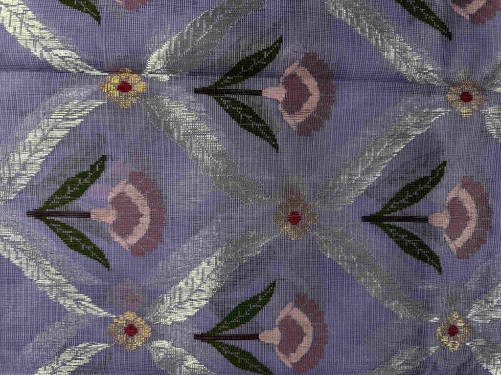Purple Jal kota Doria Saree Pattern Purple Jal kota Doria Saree Pattern